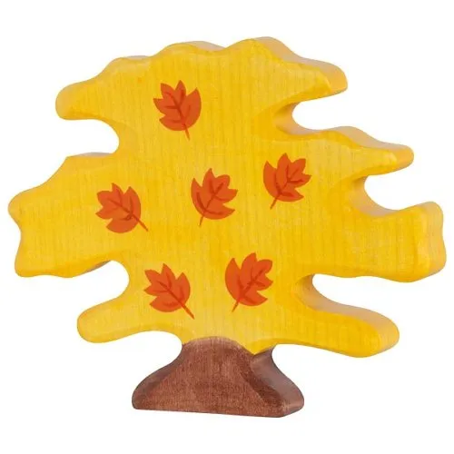 Holztiger Acero Piccolo Figura Legno dipinta a mano
