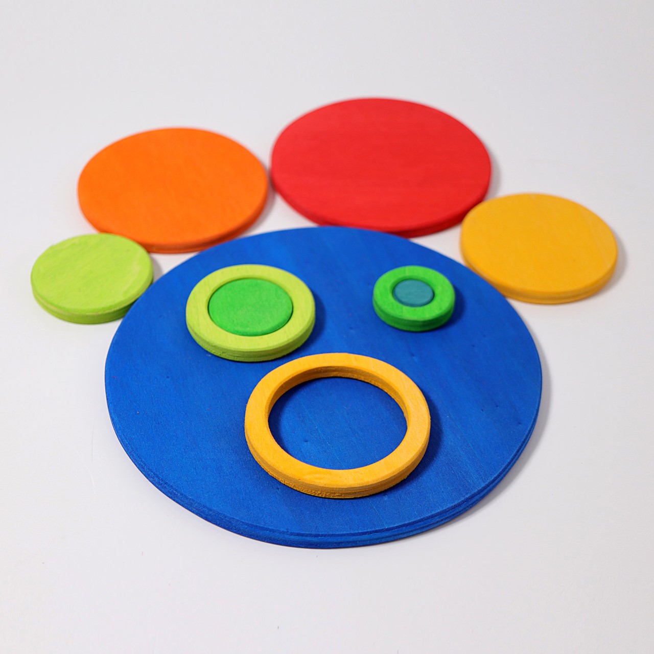 Grimm's Concentric Circles and Rings puzzle legno 20 pezzi