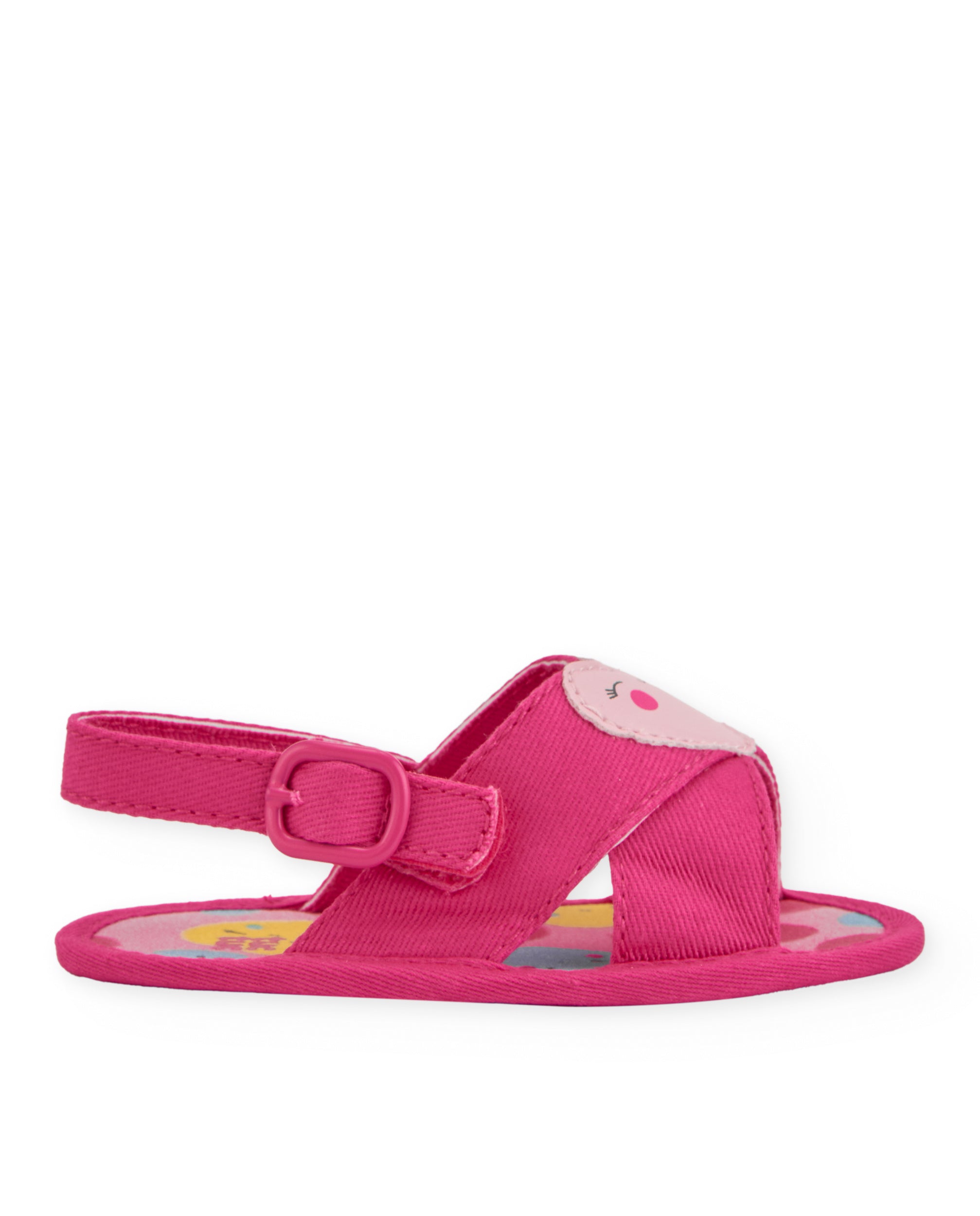 Tuc Tuc Sandali Neonata Rosa con Fibbia Cuore