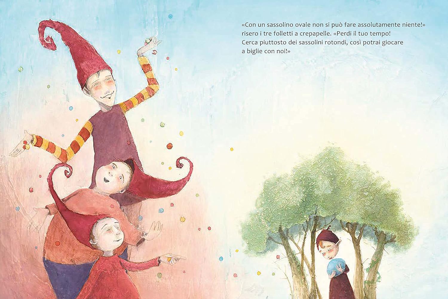 Arka Il sassolino blu libro illustrato bambini 3-6 anni