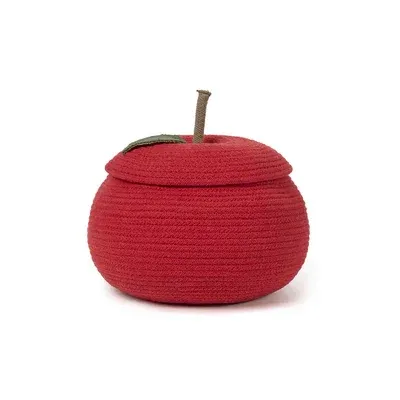 Lorena Canals Apple cesto contenitore mela rossa 28 cm