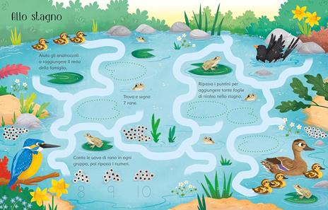 Usborne Piccole attività Primavera libro attività 3 anni