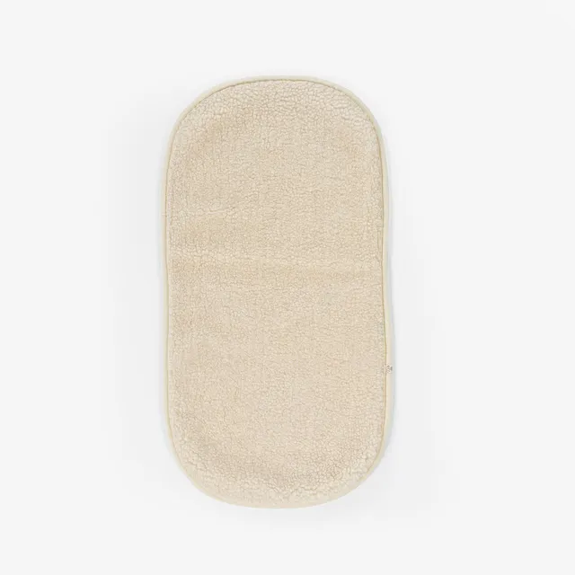 Kico Label materassino carrozzina 35x75 lana merino beige
