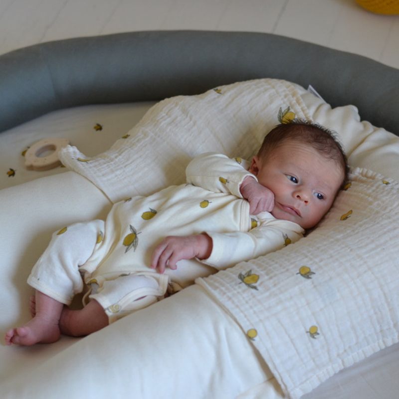 Konges Slojd Lemon tutina kimono cotone organico neonato