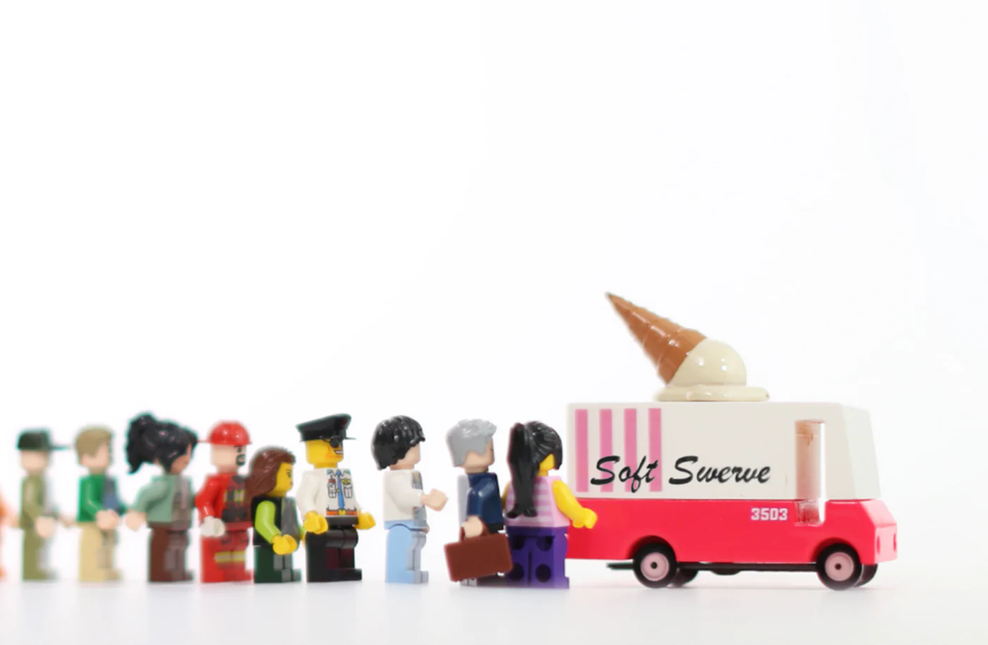 Candylab Candycar Ice Cream Van macchinina in legno