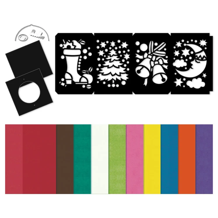 Ursus lanterna Natale kit creativo carta