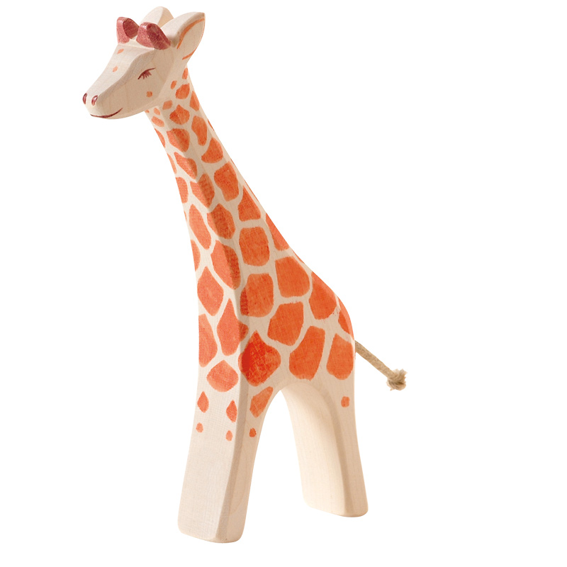Ostheimer Giraffa grande che corre figura legno 21 cm
