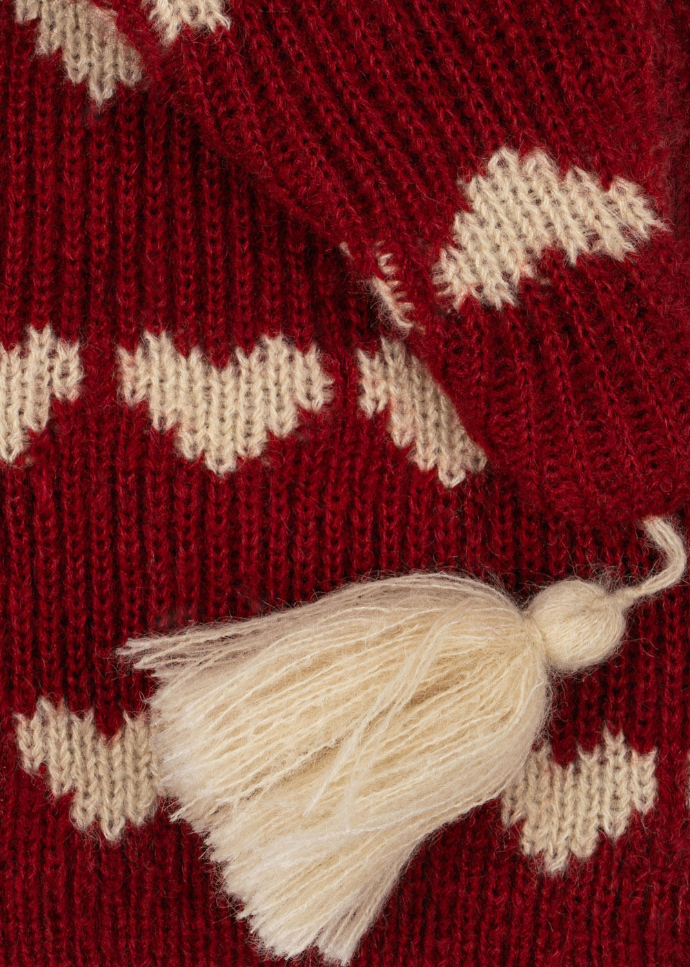 Konges Sløjd Babbo Natale cappello lana a cuori