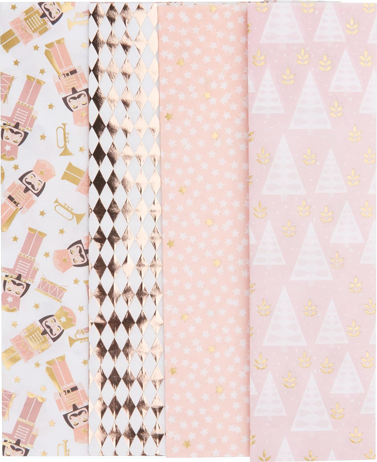 Décopatch Schiaccianoci carta decoupage 4 fogli foil