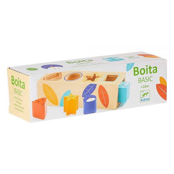 Djeco BoitaBasic scatola forme legno animali