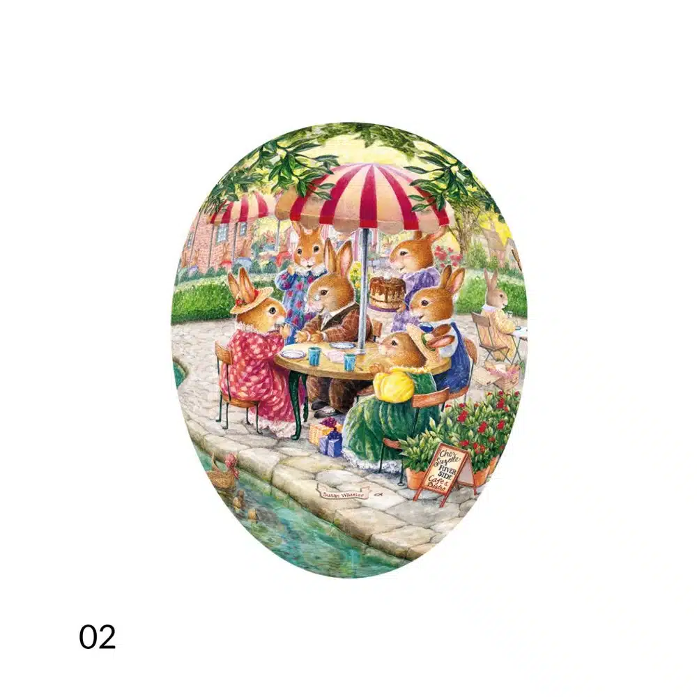 Nestler Holly Pond Hill uovo di Pasqua 18 cm cartone