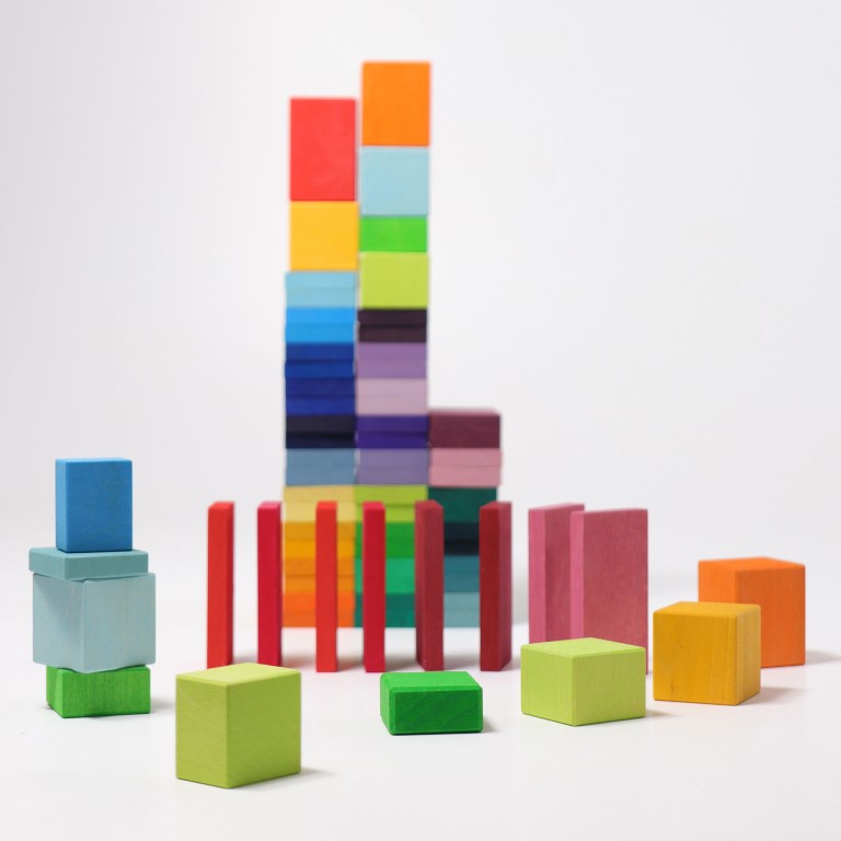 Grimm's Color Charts Rally domino costruzioni legno 29 colori