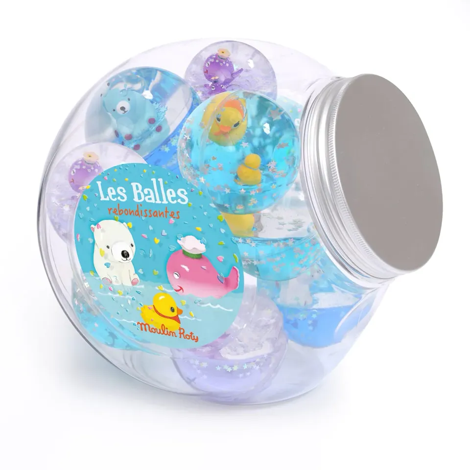Moulin Roty Palla pazza con acqua palla rimbalzante 6 cm