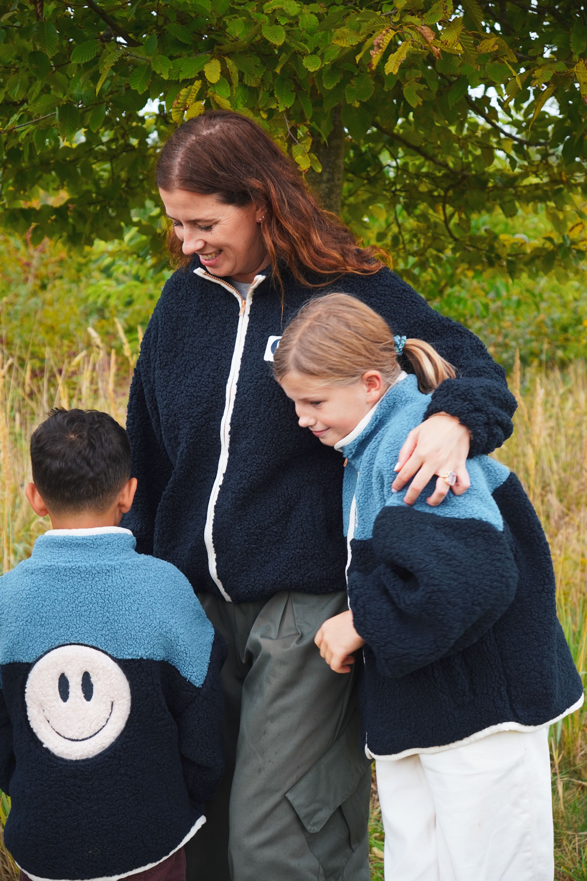 Ella and Rapha Teddy giacca donna navy taglia unica