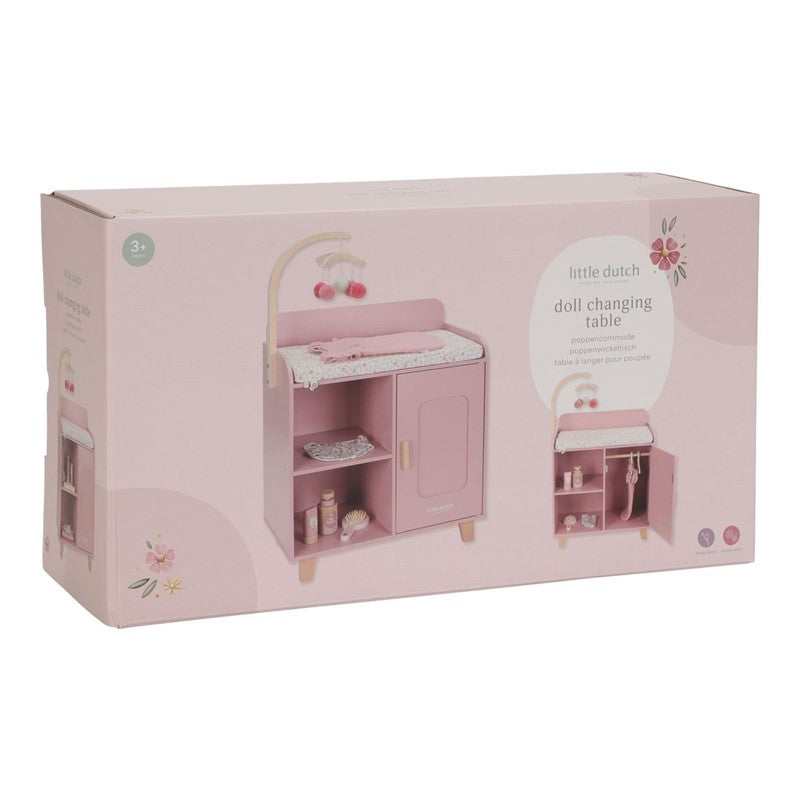 Little Dutch fasciatoio bambole armadio legno con accessori