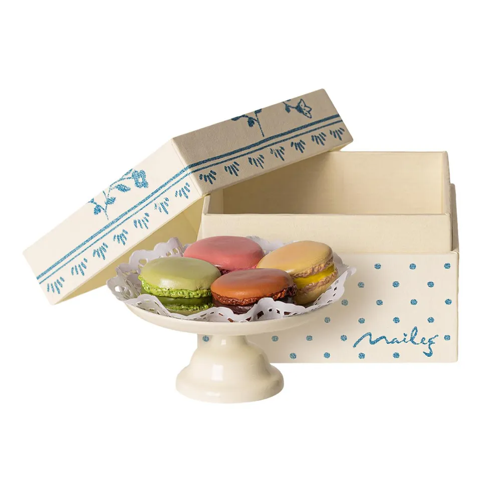 Maileg Macarons set miniatura pasticcere in poliresina