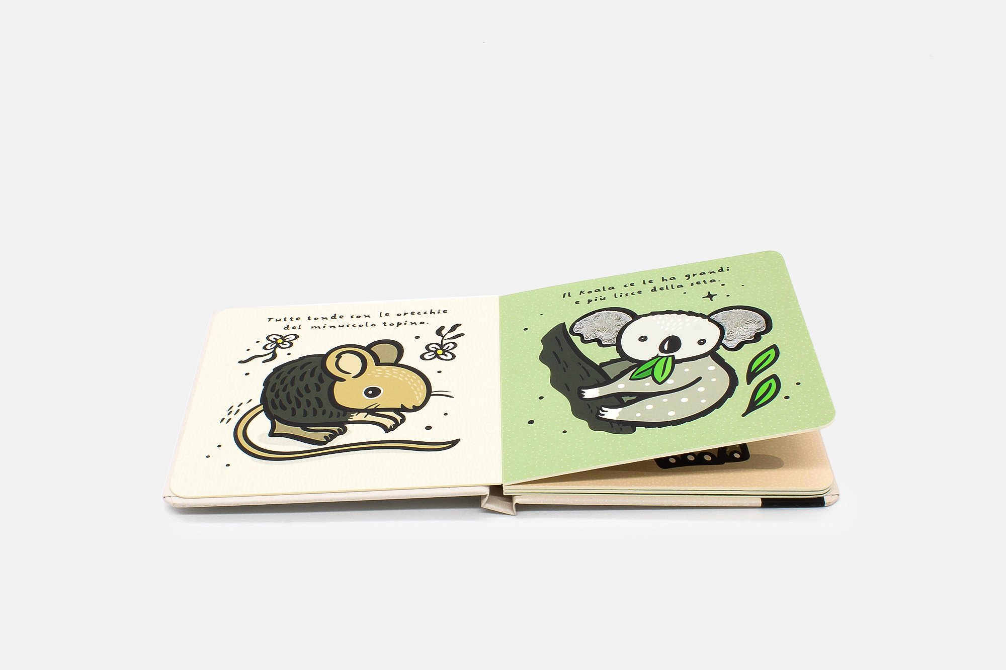 Wee Gallery Tocca e Senti Orecchie libro tattile
