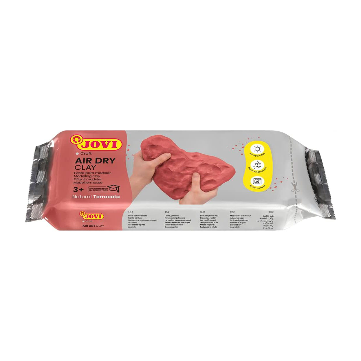 Jovi Air Dry argilla rossa pasta 250 gr