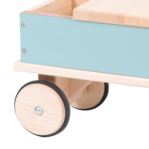 Moulin Roty Le Voyage d’Olga camion cavalcabile legno