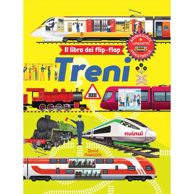 Il libro dei flip-flap Treni libro animato 4 anni