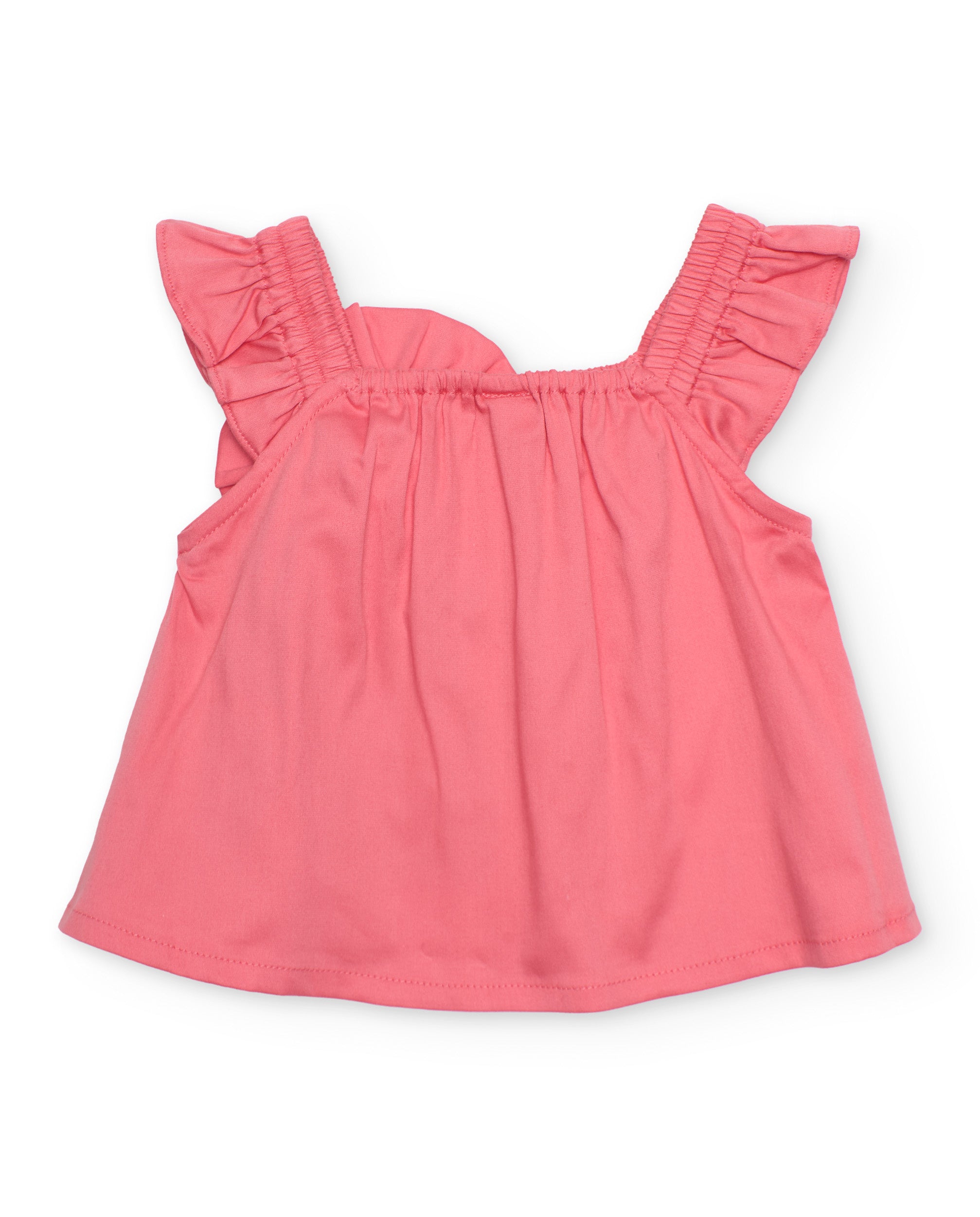 Tuc tuc blusa bambina tessuto fiore rosa