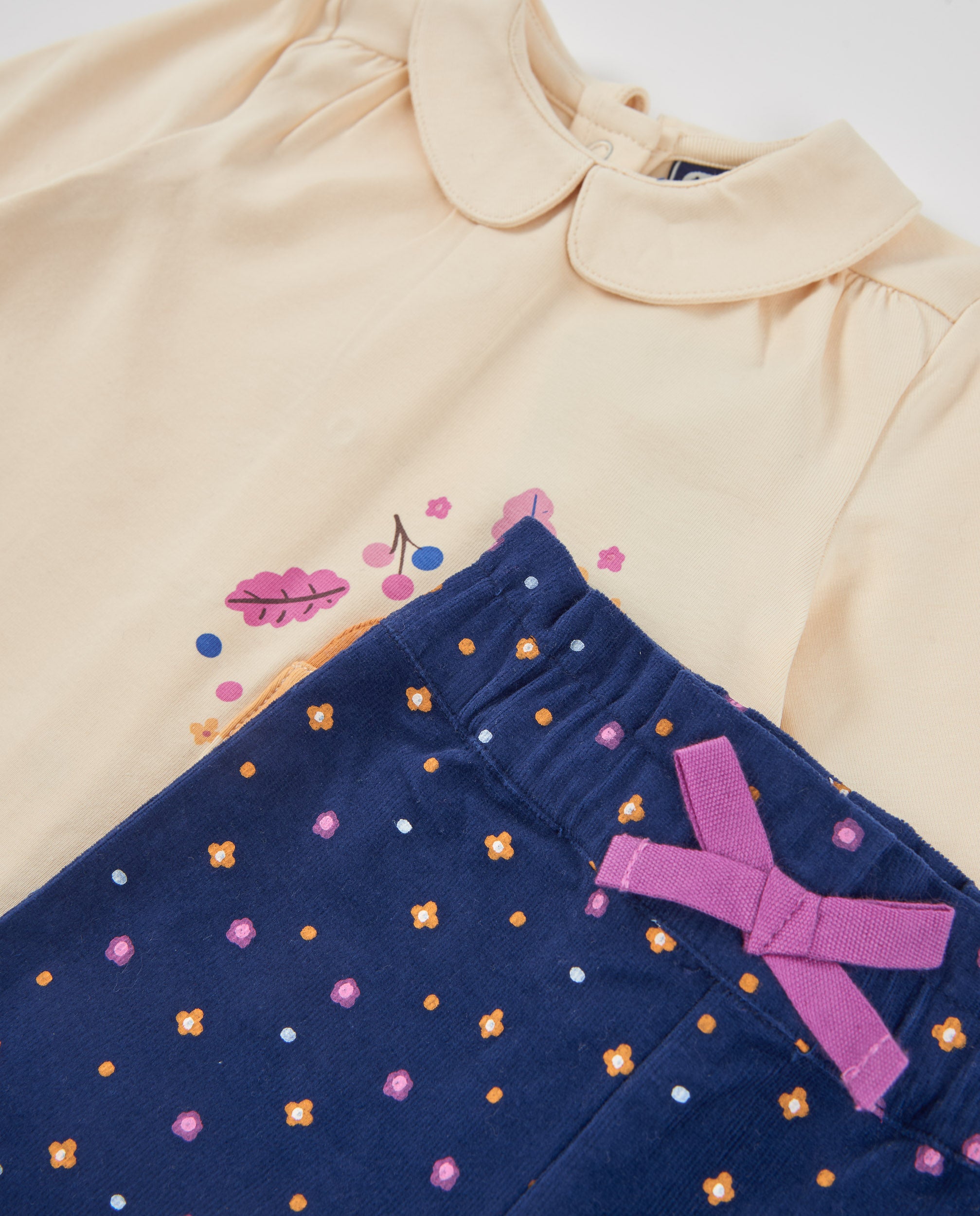 Tuc Tuc Magic Foxy completo neonata ecru pois