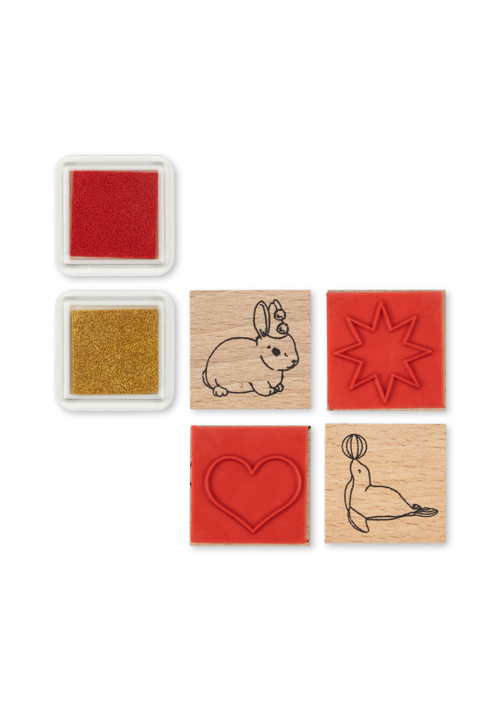 Konges Sløjd Cofanetto Creativo olive set disegno