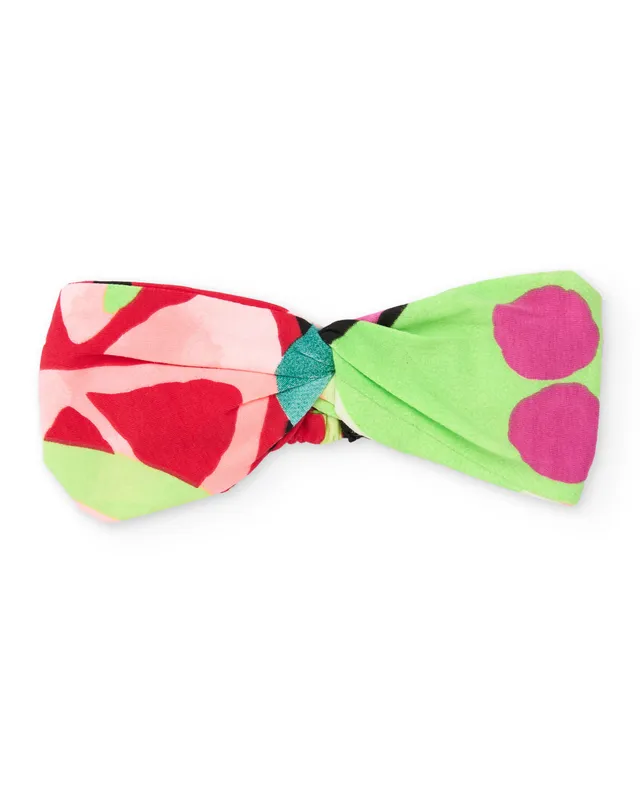 Tuc Tuc fascia capelli bambina verde con nodo