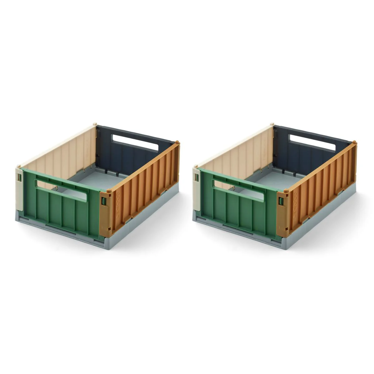 Liewood Weston S contenitori impilabili 2 pezzi Sea mix 25 cm