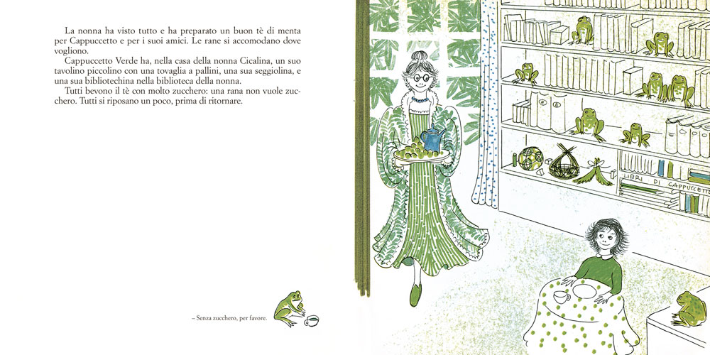 Corraini Cappuccetto Verde libro bambini Munari