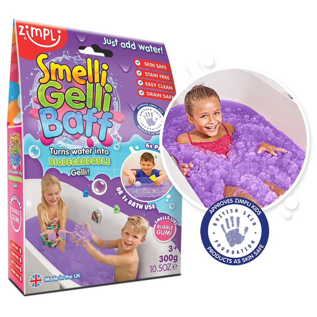 Zimpli Kids Smelli Gelli Baff gel bagno bubble gum 150 g