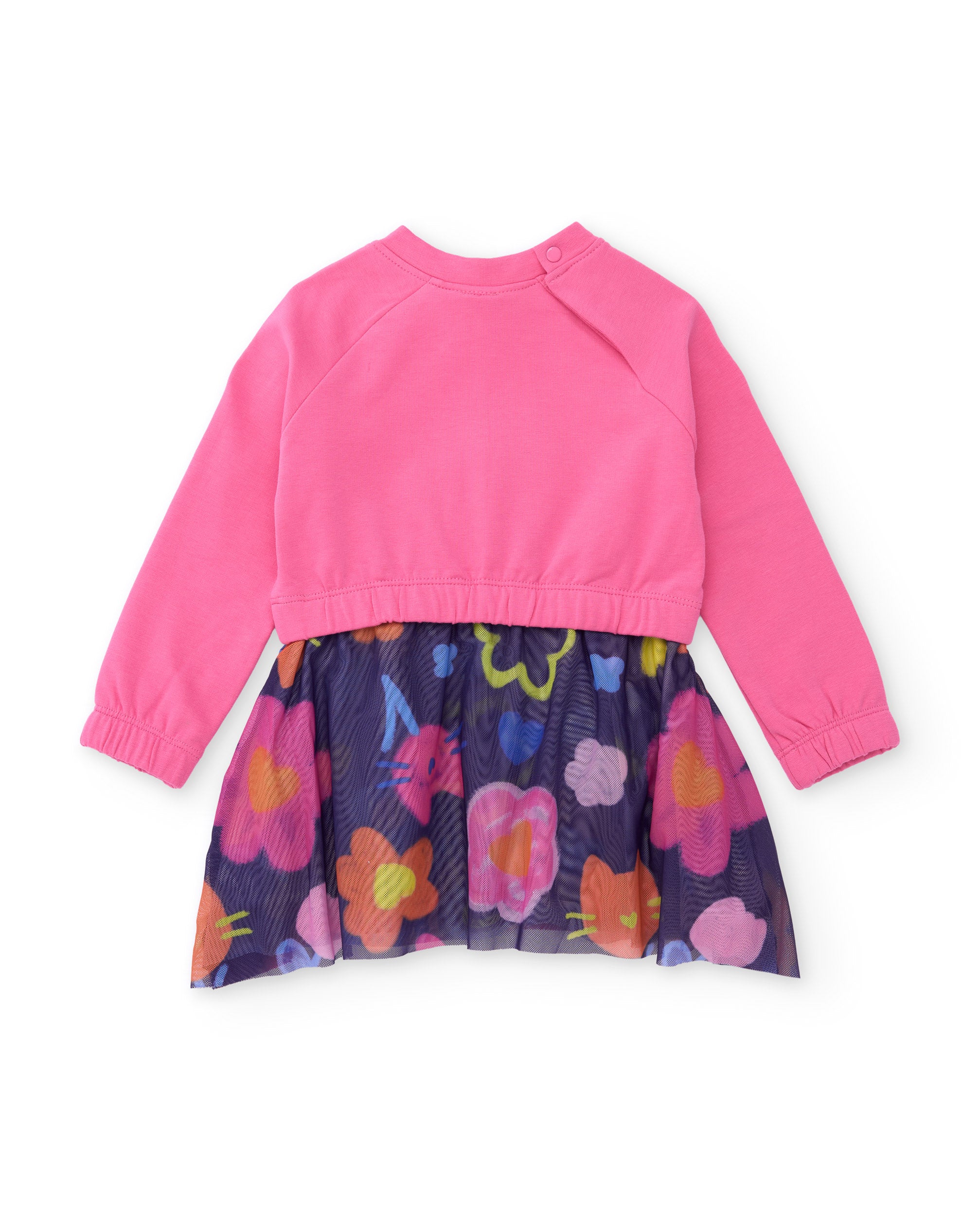 Tuc tuc Meow Meow vestito bambina rosa in pile