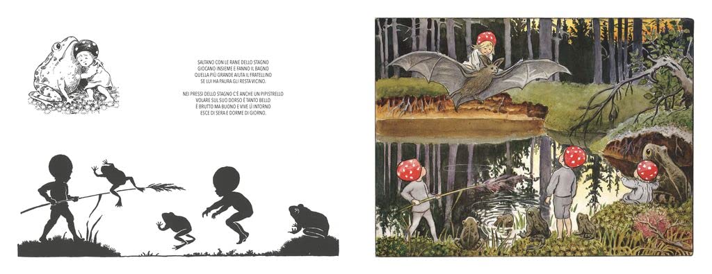 Pulce I bambini del bosco libro Elsa Beskow 48 pagine