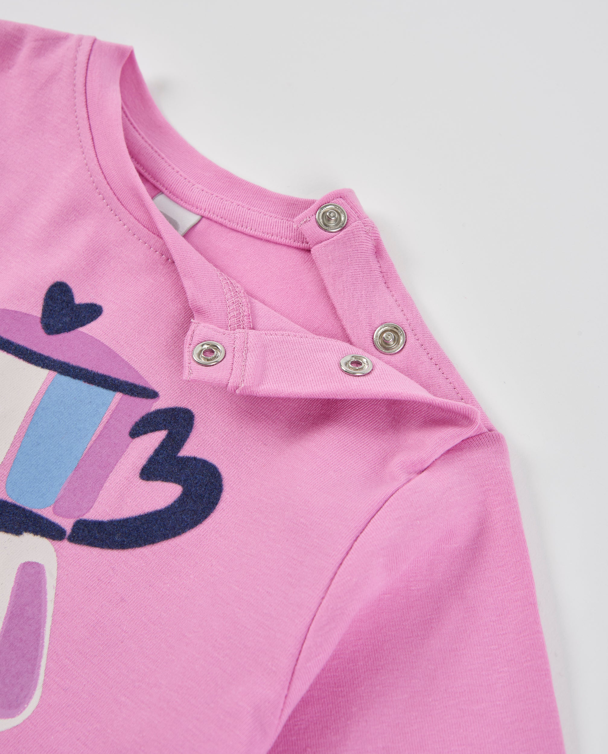 Tuc tuc Capuccino maglia bambina rosa manica lunga moka
