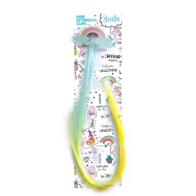 Snails Rainbow Extension Capelli con Clip per Bambine