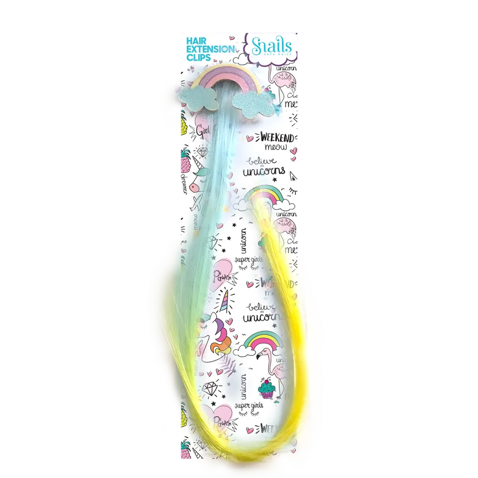 Snails Rainbow Extension Capelli con Clip per Bambine
