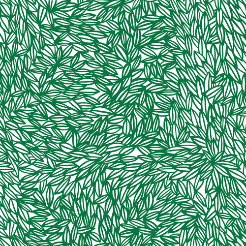 Cloud9 Fabrics Foliage tessuto cotone organico foglioline verdi