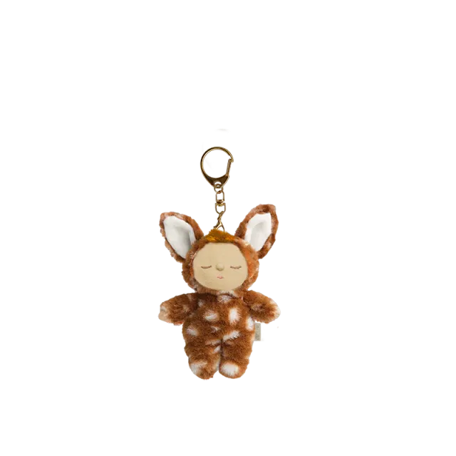 Olliella Cozy Bag Charm Fawny Lala portachiavi Natale