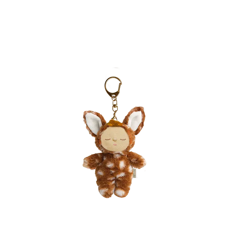 Olliella Cozy Bag Charm Fawny Lala portachiavi Natale