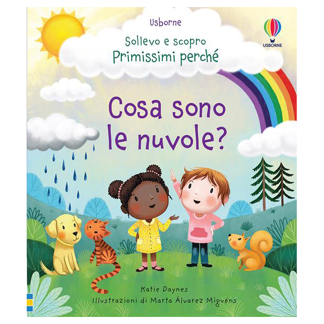 Usborne Cosa sono le nuvole? libro con alette cartonato