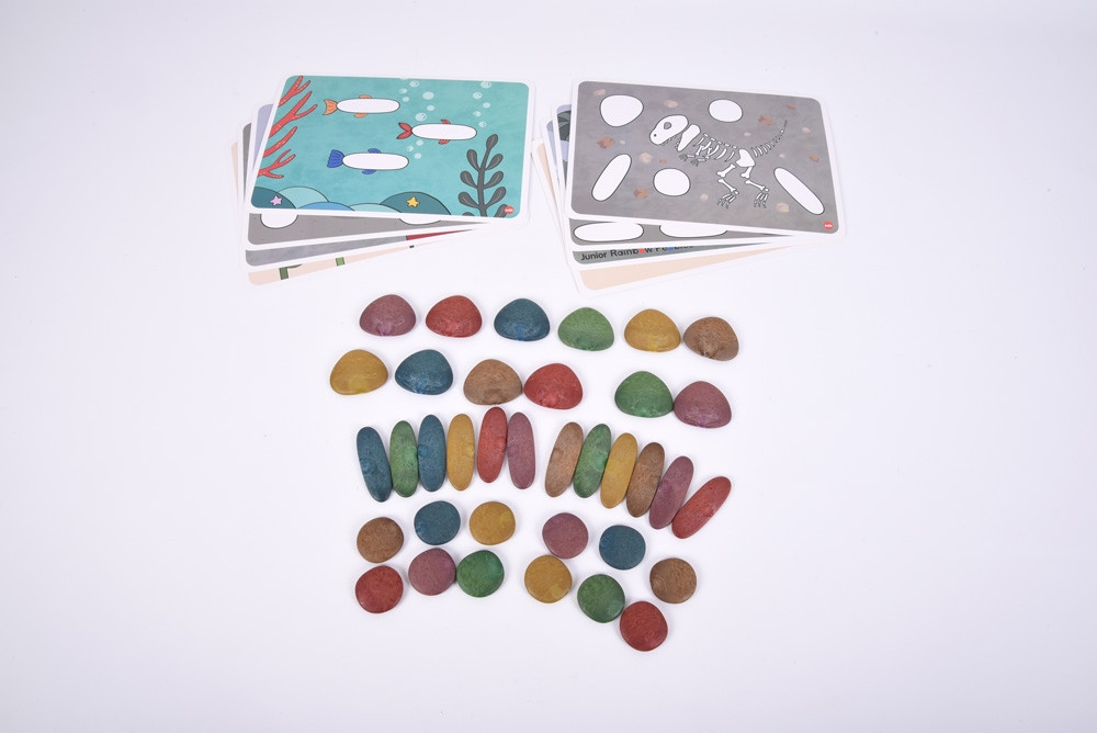 TickiT Junior Rainbow Pebbles ciottoli eco set 36 pezzi