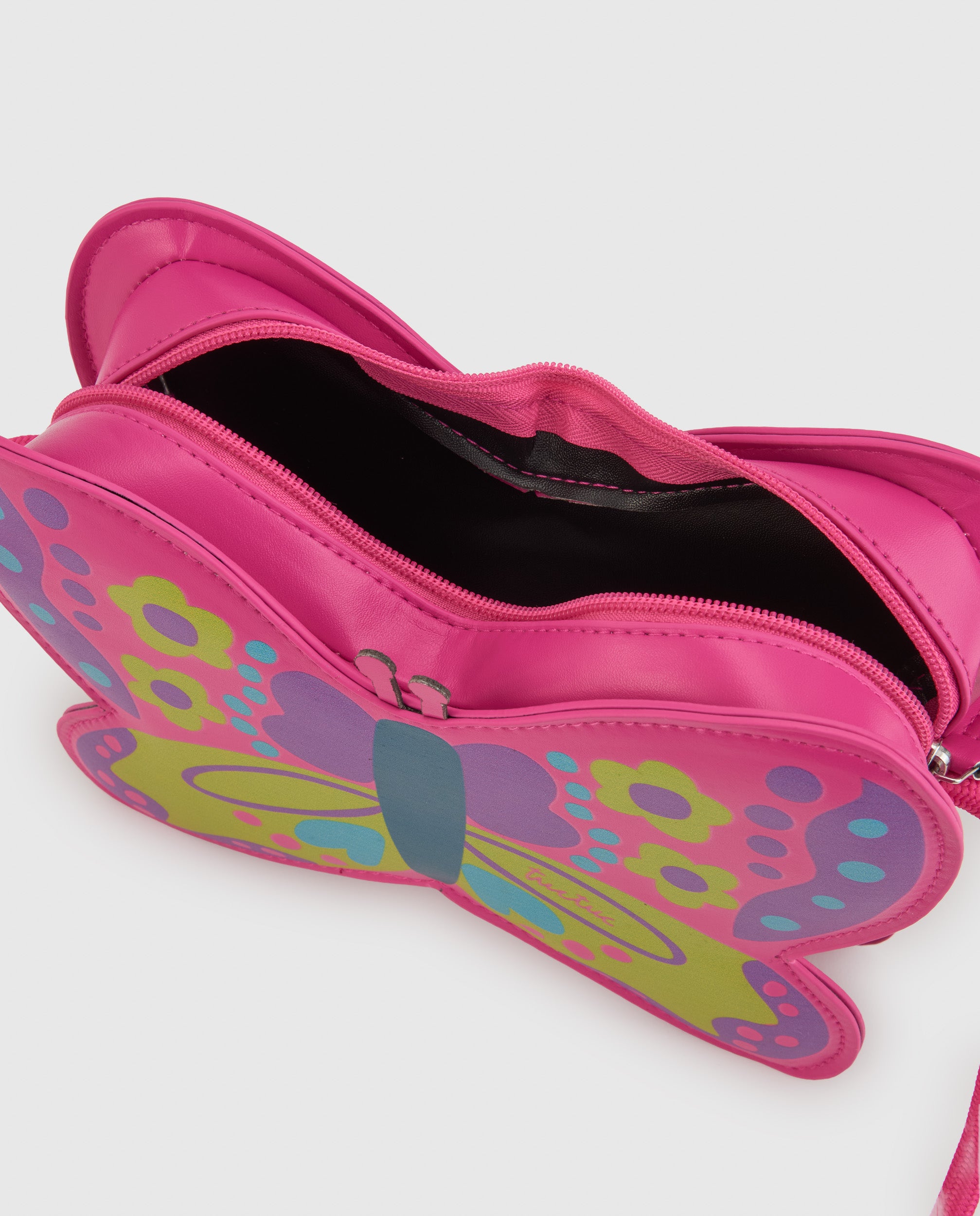 Tuc Tuc borsa bambina farfalla fucsia floreale