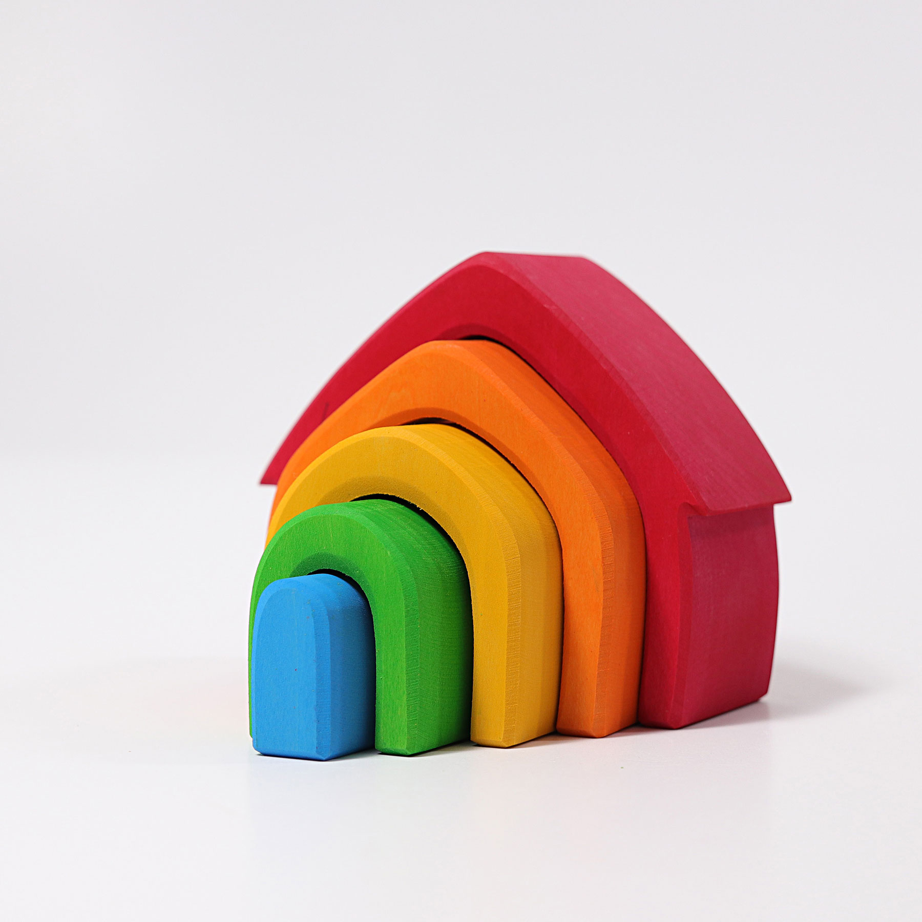 Grimm’s Casa Arcobaleno impilabile legno 5 pezzi