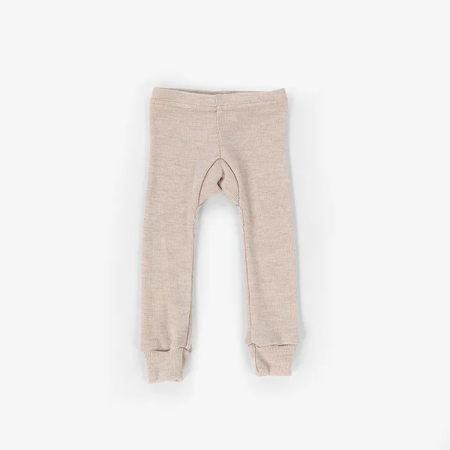 Kico Label Pantaloni Pigiama in Lana Merino Bimbi 74/80