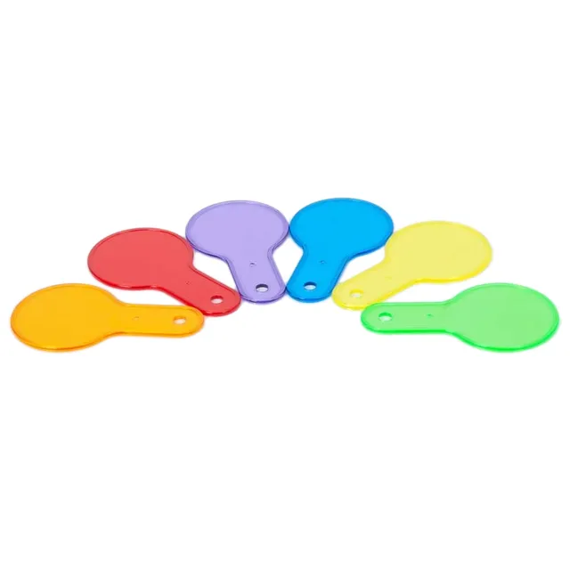 TickiT Palette Traslucide Arcobaleno 6 Pezzi 8 cm