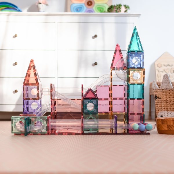 Connetix Pastel Ball Run Pack costruzioni 106 pezzi