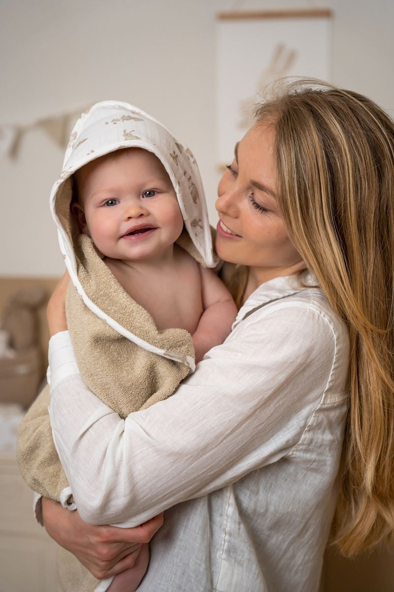 Little Dutch Baby Bunny accappatoio neonato cotone bio