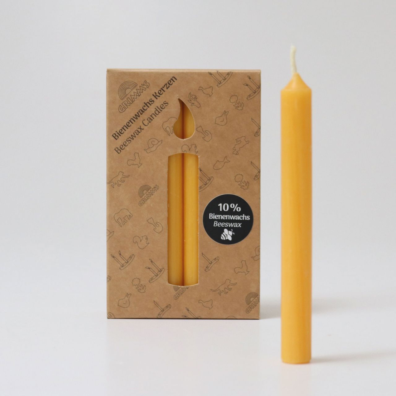 Grimm's Old Ambra set 12 candele cera d'api