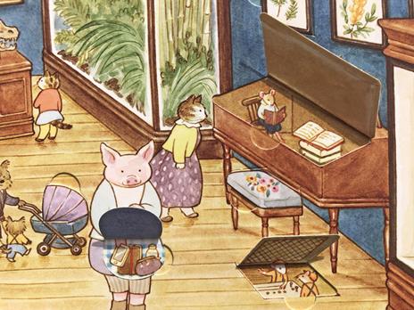 Emme Edizioni Famiglia Gatti va al museo libro tattile 3 anni