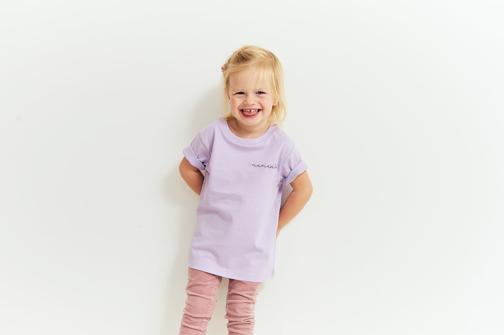 Ella and Rapha Mamasita t-shirt lilla 3-4 anni cotone